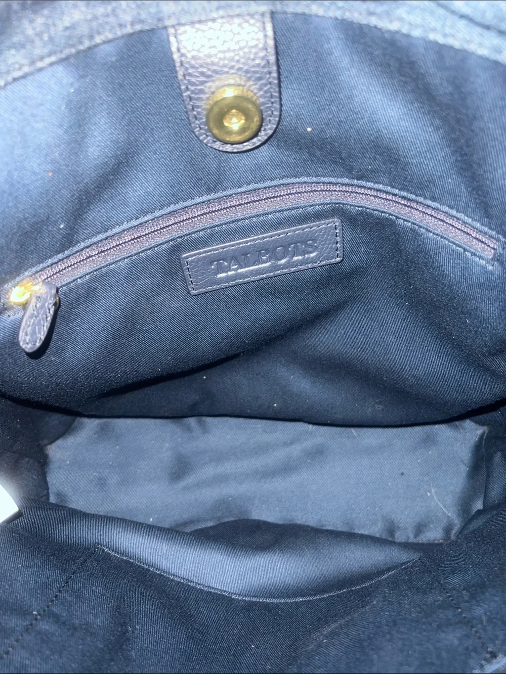 Talbots Denim Hobo Bucket Bag.